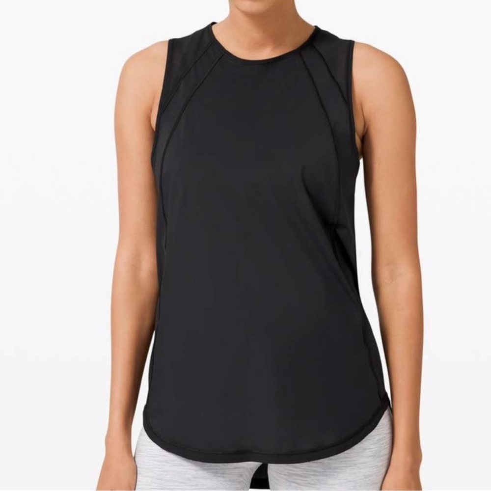 Lululemon Athletica NEW!! Black Sculpt Sleeveless Tank, Size 2, NWOT